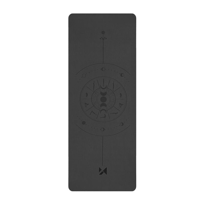 Wozinsky WNSP-NKB 183 x 61 x 0.5 cm natural rubber yoga mat - black czarny jóga matrac 5907769387876-208174