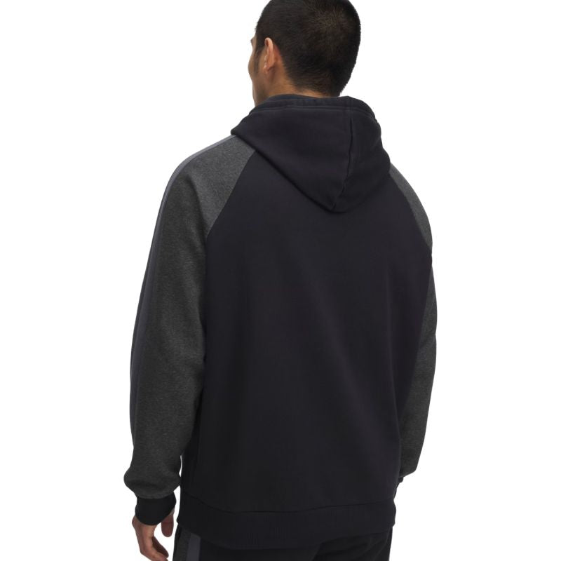 Under Armour Men's Rival Fleece Colorblock Hoodie Black 6003958 fekete pulóver