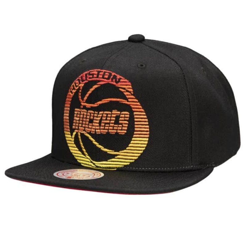 Mitchell & Ness NBA Houston Rockets Hardwood Classics Cap - 6HSSMM20017 HROBLCK uniwersalny baseball sapka