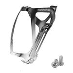 Rockbros RKL02 Aluminum Bottle Cage - Black and Silver czarny || srebrny training equipment