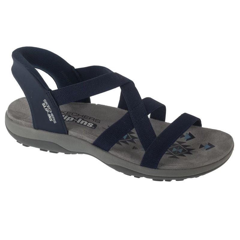 Skechers Slip-Ins: Reggae Slim - Stretch Flex 163460-NVY Navy 36 Cipő