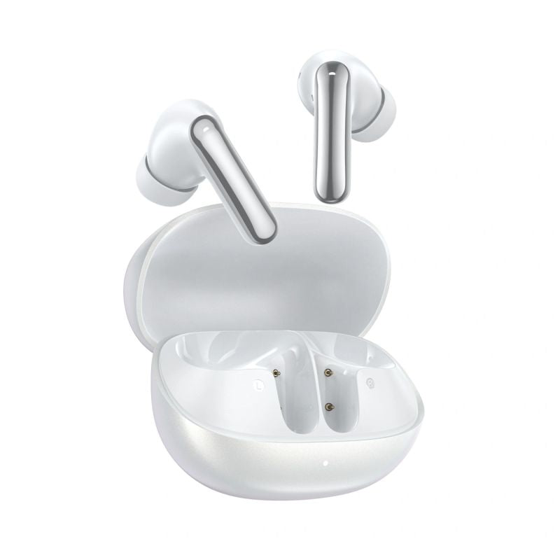 head QCY MeloBuds N20 Wireless In-Ear Noise Cancelling ANC Headphones - White biały headsets