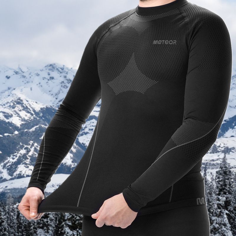 Meteor thermal underwear M/LM fekete férfi termoaktív ruha 16687