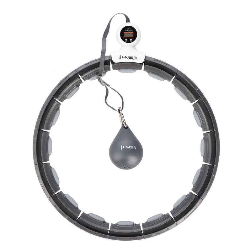 HMS Magnetic Hula Hop Set Black Hhm15 With Counter + Slimming Belt Br163 Red piros szett 17-44-654