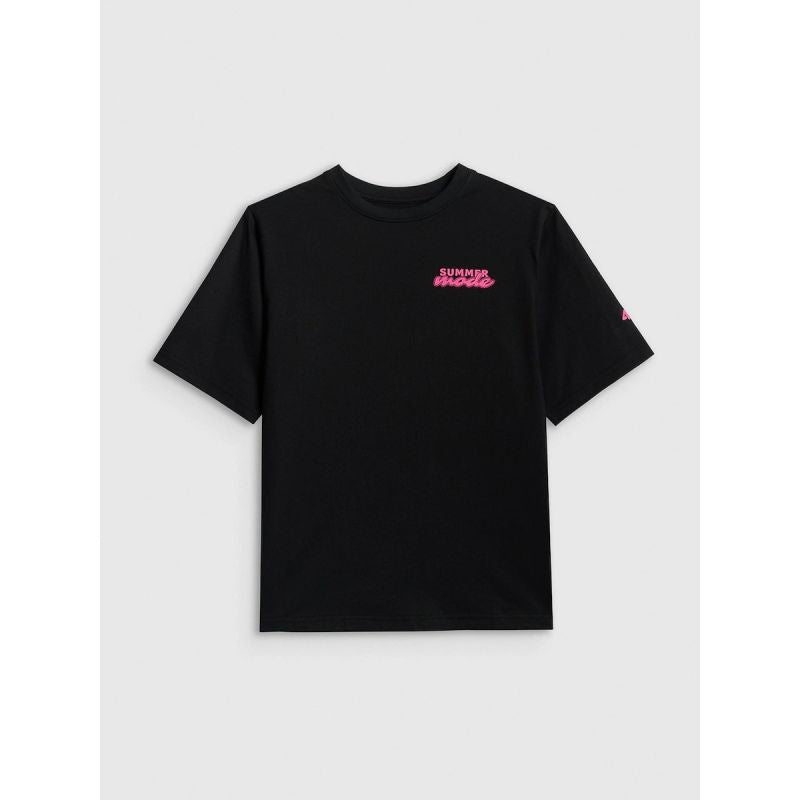 4F Girls' loose T-shirt with print 158/164 ruházat 4FJRSS26TTSHF3910-20S