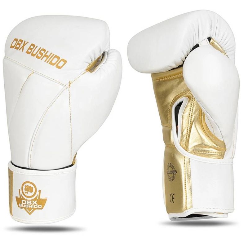 DBX Bushido 8oz Boxing Gloves - Hammer White - Legacy Series fehér kesztyű