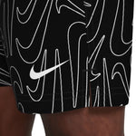 Nike Breaker Tossed Swoos 5" Volley Swim black fekete rövidnadrág NESSG572001
