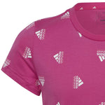 Adidas BLUV Tee Jr rózsaszín póló
