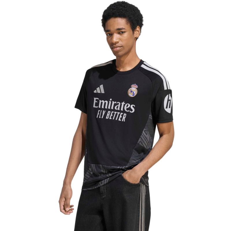 Adidas Men's Real Madrid 26/27 Home Goalkeeper Jersey fekete ruházat KC3988