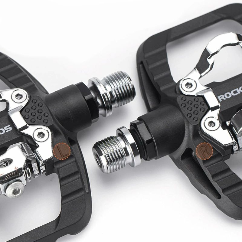 Rockbros PD303 Half-Lock Platform Bicycle Pedals - Black