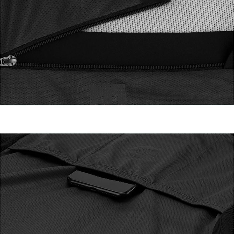 Rockbros 15120002006 Cycling Jersey with Sleeves - Black fekete short