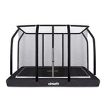 VIRTUFIT GARDEN TRAMPOLINE FOR BUILDING IN 244 x 366 CM WITH NET fekete futócipő