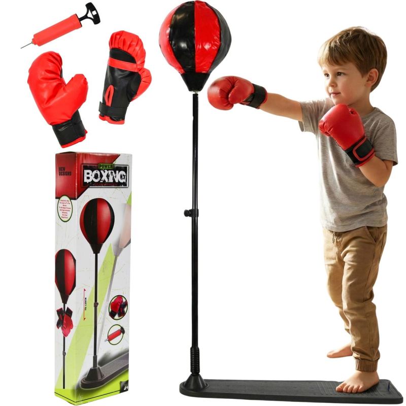 Enero Boxing Set For Children Adjustable 75-128 Cm And Gloves boxkesztyű GSP-1017617