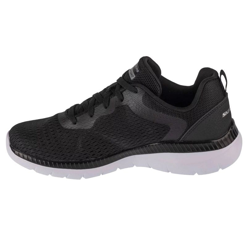 Skechers Bountiful - Quick Path 12607-BKW fekete utcai cipő