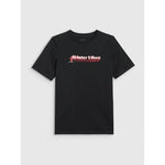 Boy's regular printed T-shirt 4F 4FJRAW25TTSHM3168-20S póló
