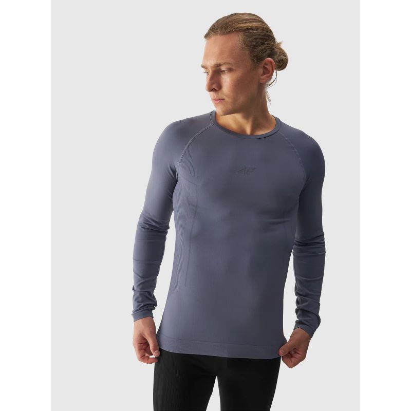 4f Men's seamless thermal underwear (top) 4FWAW24USEAM172-32S General