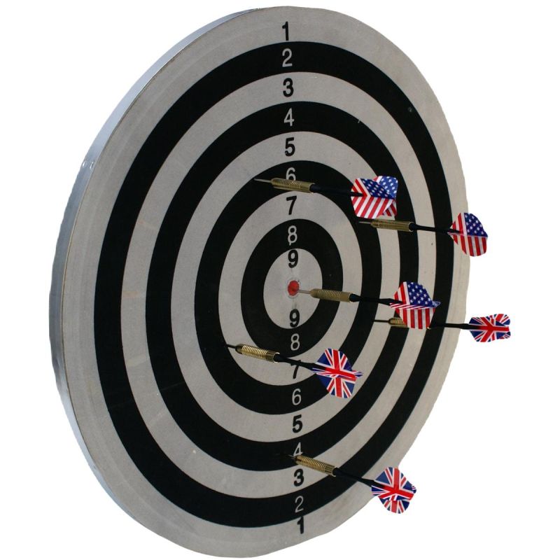 Enero Outdoor Cardboard Dart 45cm And 6 Darts kiegészítő GSP-1046877