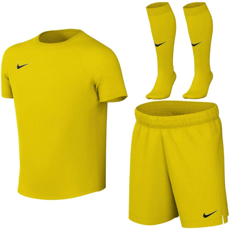 Nike Dri-Fit Park VIII yellow 719 XS toddler sports set sárga póló 157098XS