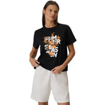 4F Women's T-shirt F2721 deep 20S fekete póló 4FWSS26TTSHF272120S