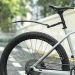 Rockbros FK-810 Folding Telescopic Bicycle Fender Set - Black fekete sets