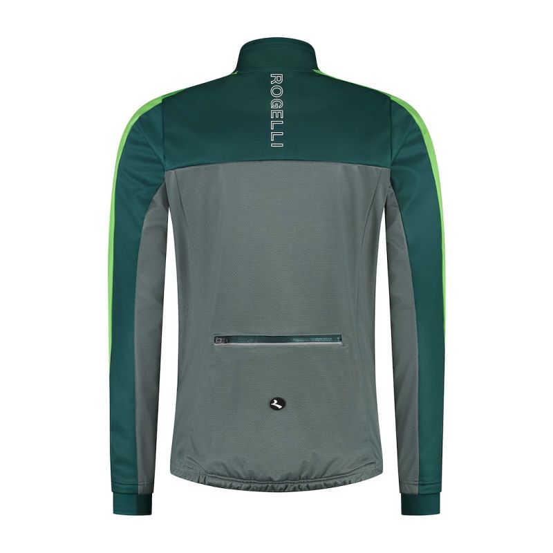 Rogelli FREEZE winter jacket 3XL zöld kötött sapka SIRC1100002.490.3XL