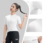Rockbros 15210007011 TVI L Women's Cycling Jersey - White l \ biały póló 15210007003-211668