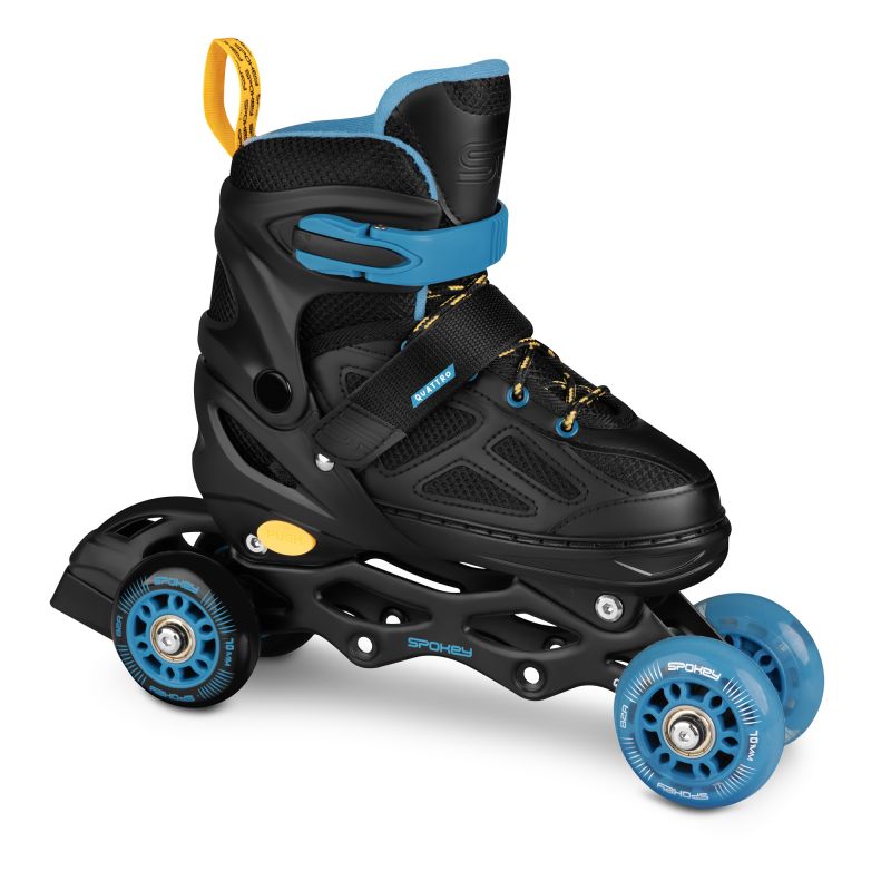 Spokey Quattro 4IN1 SPK-943433 inline skates size 34-37 BK/DBL Szabadidő kiegészítő