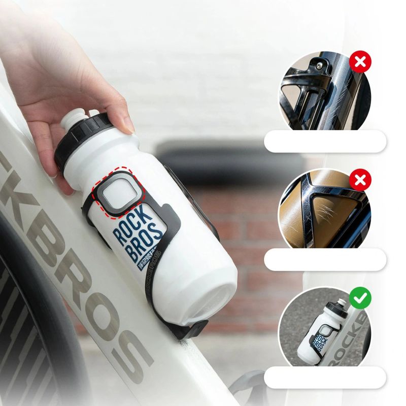 Rockbros Ultralight Aluminum Bottle Cage - Black fekete training equipment