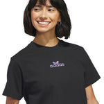Adidas Bow on Linear Logo Graphic Women's T-Shirt Black 2xs póló