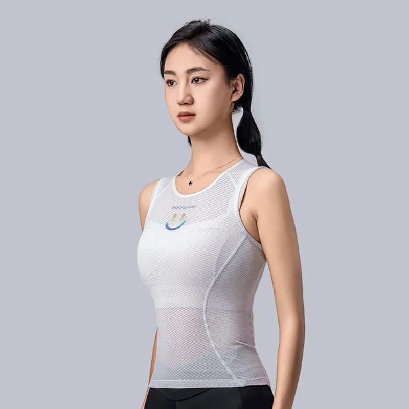 Rockbros Women's Quick-Dry Sleeveless Cycling Jersey XL / XXL - White