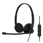 EPOS IMPACT 100 MS Stereo Wired On-Ear Headphones USB-C + USB-A