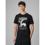 4F Men's regular printed T-shirt póló 4FRSS26TTSHM3811-20S