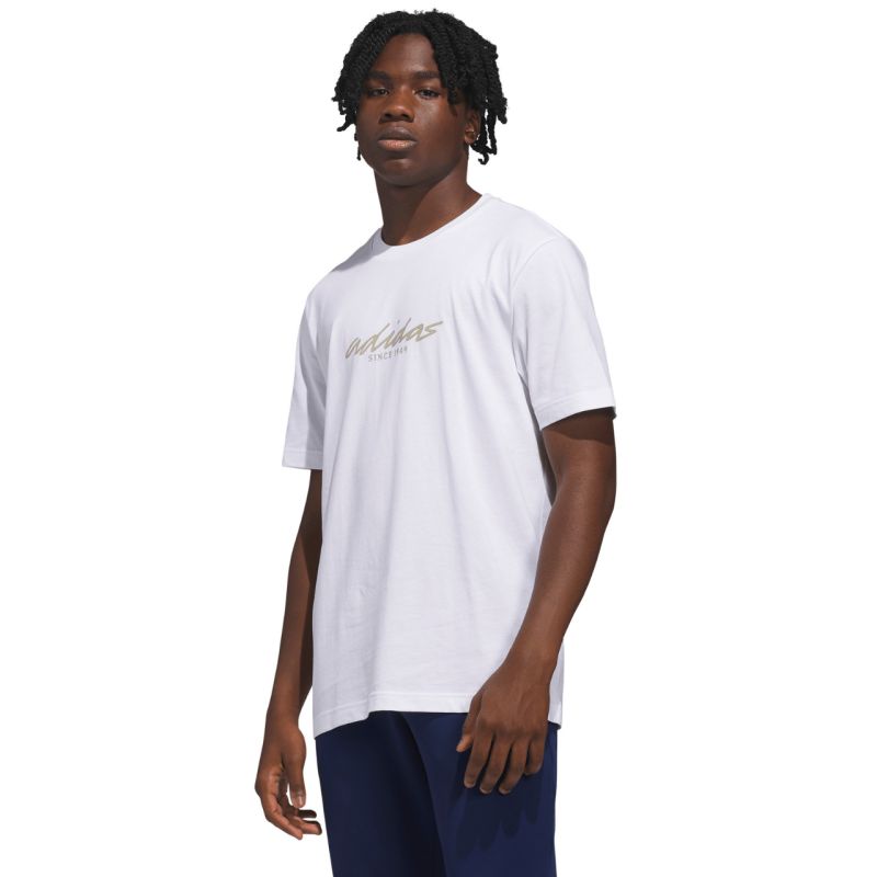 Men's adidas Color Connect Graphic T-shirt JZ7546 fehér póló