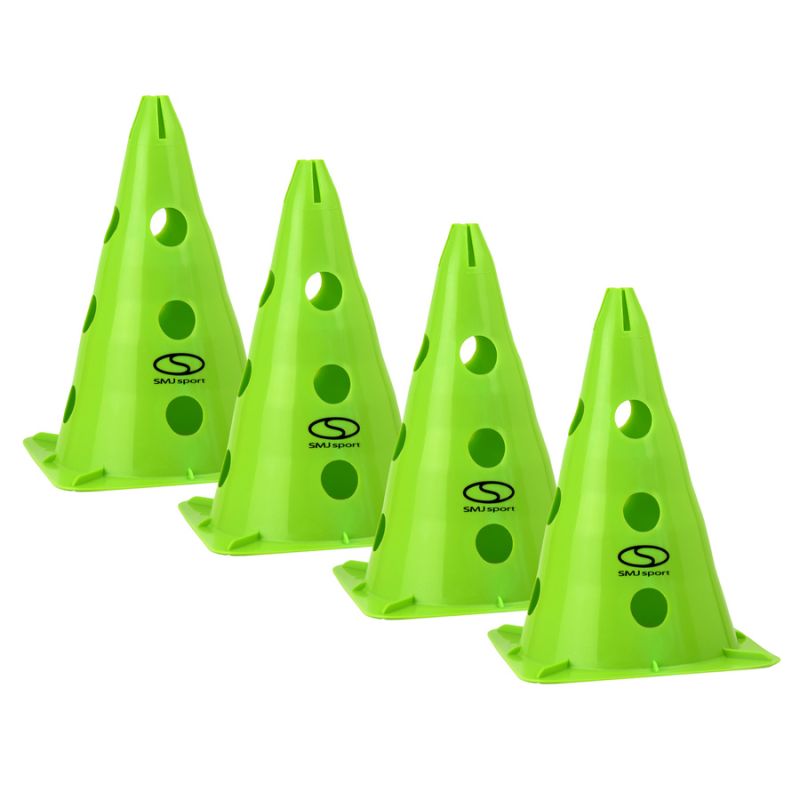 Set of 4 training cones - 30 cm green / PT4-13H-G zöld edzéssegítő
