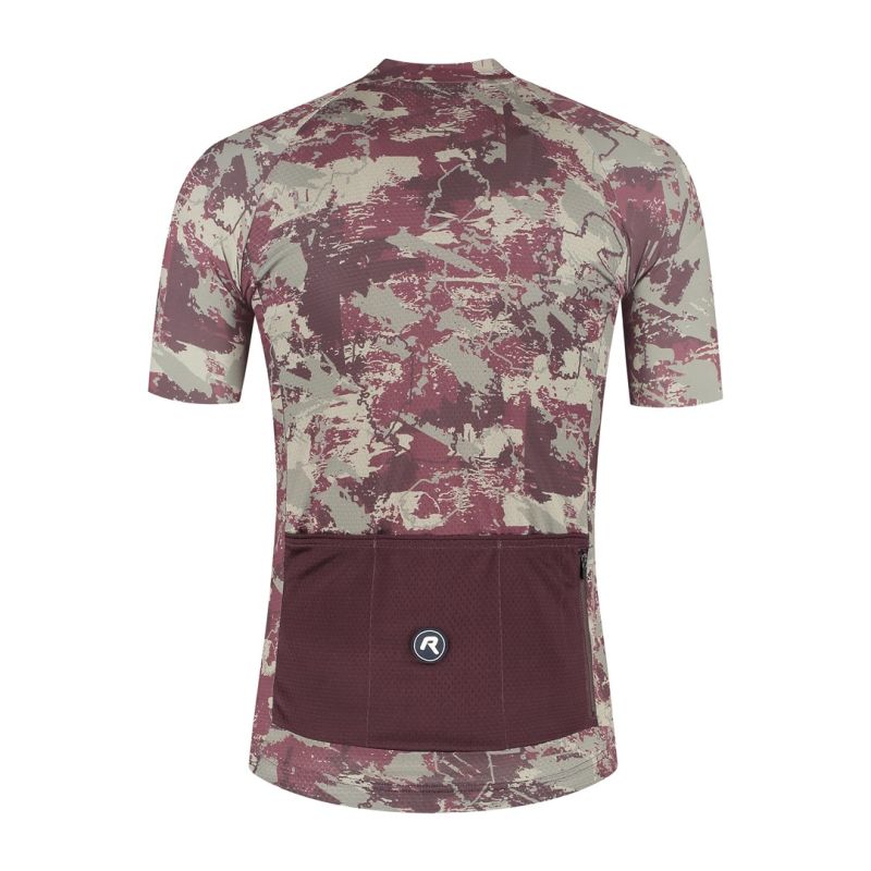 Rogelli ESSENTIAL GRAPHIC II T-shirt gray/ piros póló