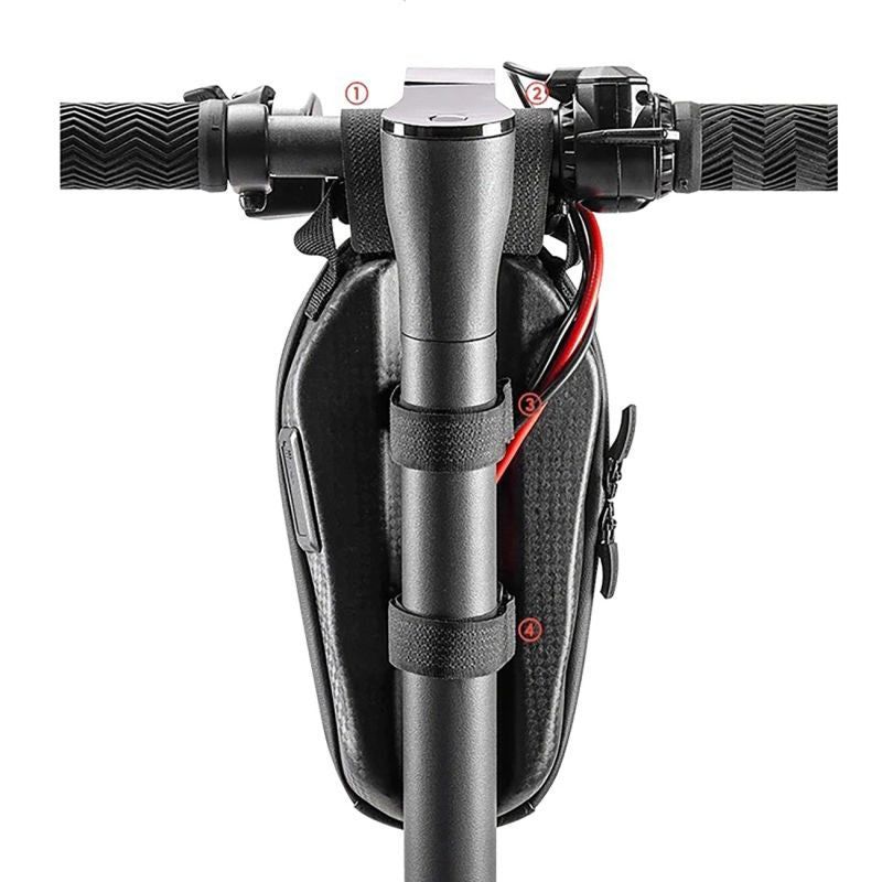 Rockbros 3011006301 for the handlebar of a bicycle or scooter 1.3 l - black fekete táska