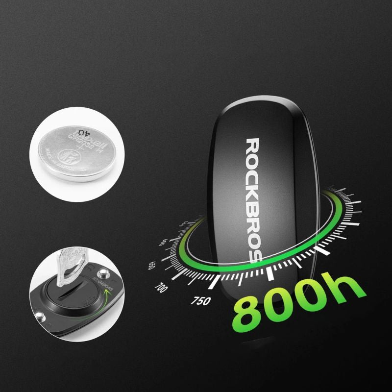 Rockbros Bluetooth ANT+ IP67 Heart Rate Monitor Belt - fekete kiegészítő 304004-211788