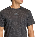 Men's adidas D4T Power Aop Tee Black KF3097 fekete kapucnis pulóver