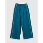 Women's quick-drying wide-leg trousers 4F