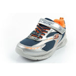 Skechers Glow Strider LED Children's Sports for Boys Silver szürke utcai cipő