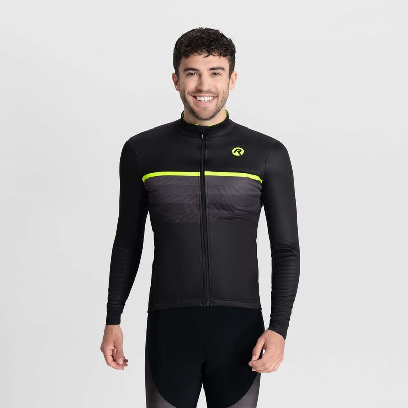 Rogelli HERO II winter black-fluorescent fekete dzseki