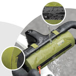 Rockbros AS-145 ROAD TO SKY handlebar bicycle bag, waterproof, 2 l - green zöld táska