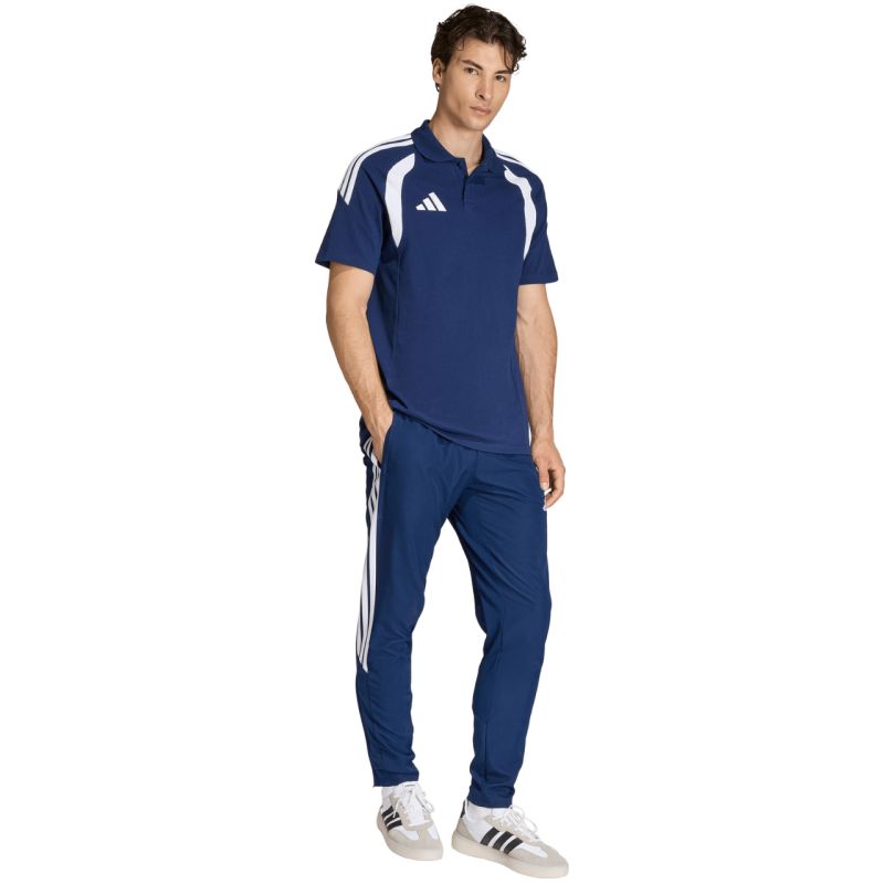 Adidas Tiro 26 League Shirt, Navy, sötétkék férfi galléros póló KF3401