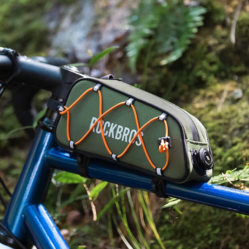 Rockbros TL004 ROAD TO SKY 0.7 l waterproof frame - green zielony táska