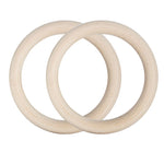 HMS Wooden gymnastic rings with measuring tape TX07 barna edzőfelszerelés 17-35-008