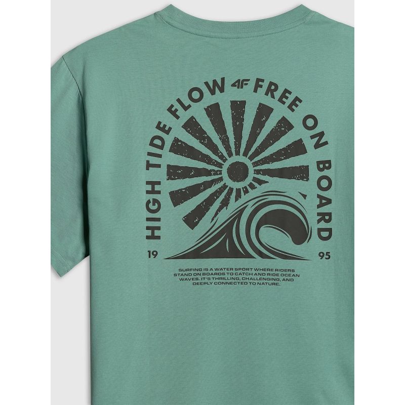 4F Men's relaxed T-shirt with print póló 4FRSS26TTSHM4296-47S