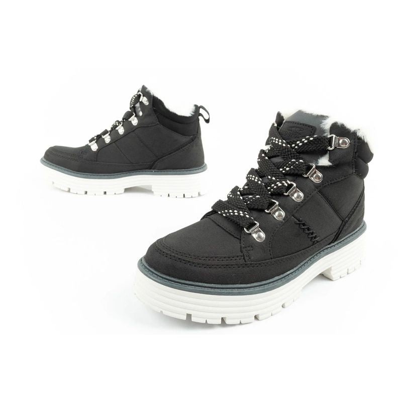 O'Neill winter boots women's hiking boots ankle boots fashionable black white fekete cipő