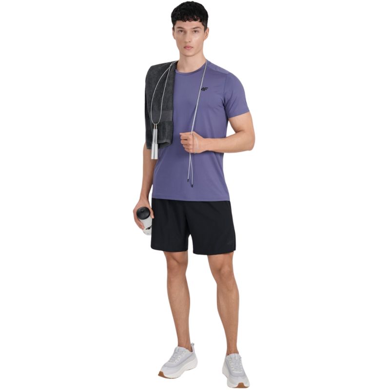 4f Men's T-shirt FNK M1521 blue 4FWAW25TFTSM1521 33S Ruházat
