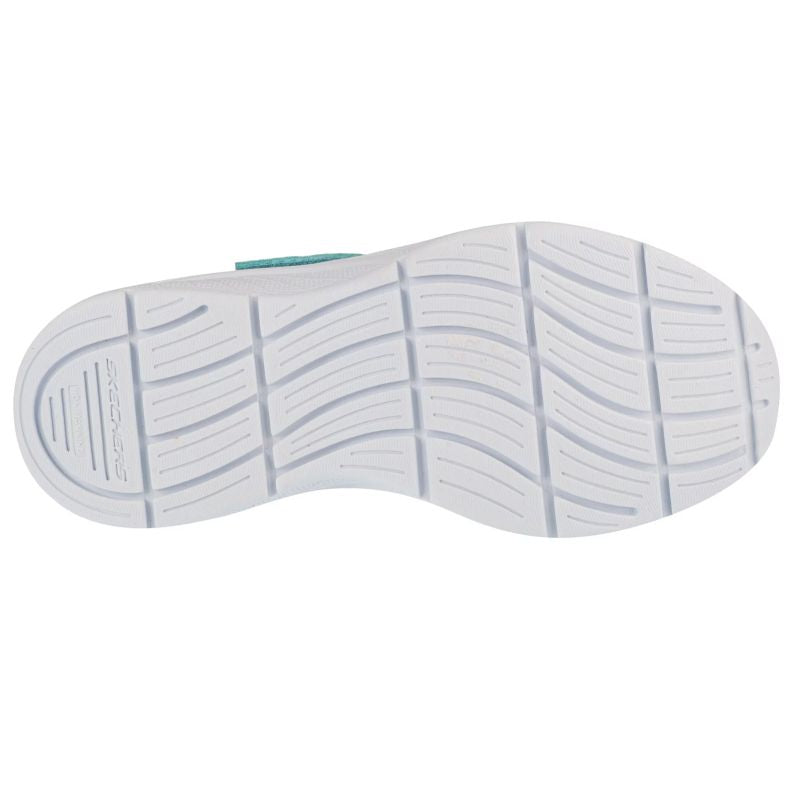 Skechers Microspec Plus - Swirl Sweet 303535L-AQPK Blue kék utcai cipő
