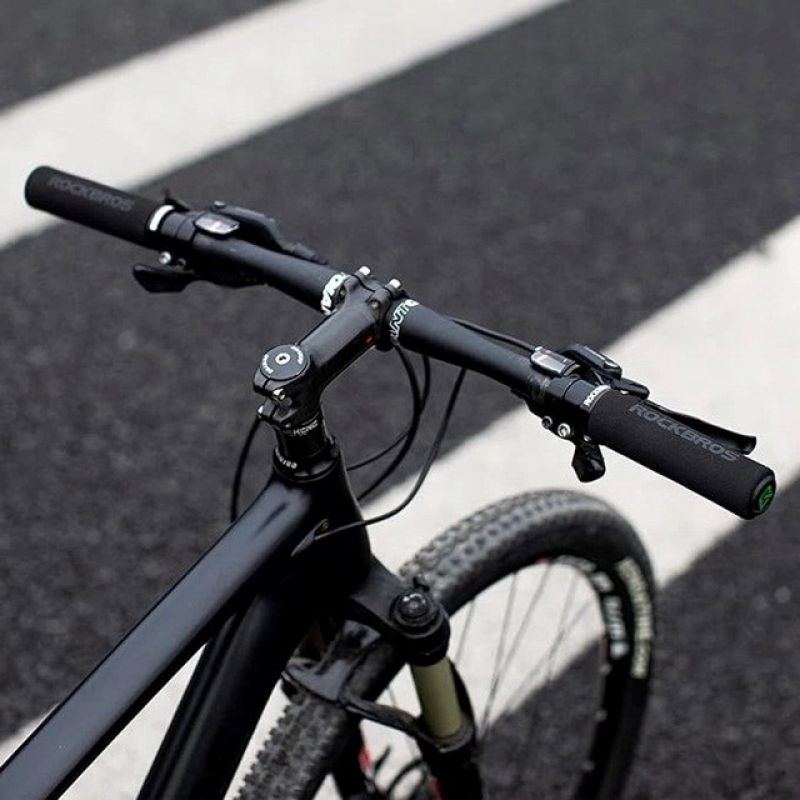 Rockbros foam bicycle grips for handlebars – black fekete kiegészítő Rockbros-BT1001BKBK
